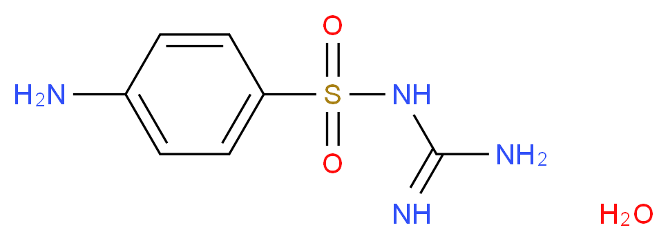 Sulfaguanidine monohydrate_Molecular_structure_CAS_6190-55-2)