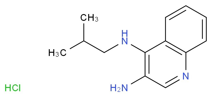 N4-Isobutylquinoline-3,4-diamine hydrochloride_Molecular_structure_CAS_935521-01-0)