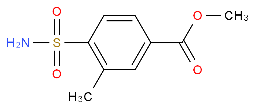 methyl 3-methyl-4-sulfamoylbenzoate_Molecular_structure_CAS_)