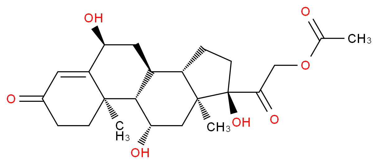 21-O-Acetyl 6α-Hydroxy Cortisol_Molecular_structure_CAS_67012-81-1)