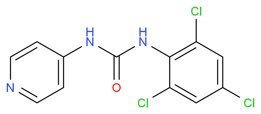 N-(4-Pyridyl)-N'-(2,4,6-trichlorophenyl)urea_Molecular_structure_CAS_97627-27-5)