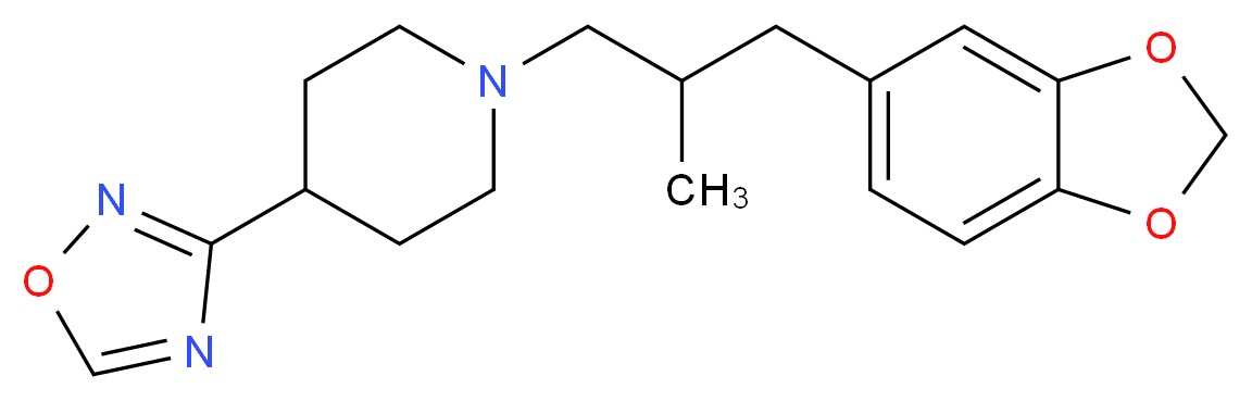1-[3-(1,3-benzodioxol-5-yl)-2-methylpropyl]-4-(1,2,4-oxadiazol-3-yl)piperidine_Molecular_structure_CAS_)