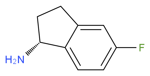(R)-5-FLUORO-2,3-DIHYDRO-1H-INDEN-1-AMINE_Molecular_structure_CAS_)