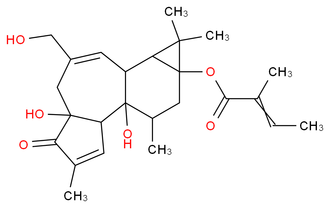 12-DEOXYPHORBOL 13-ANGELATE_Molecular_structure_CAS_28152-96-7)