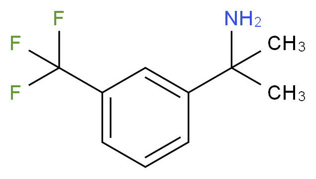 2-[3-(trifluoromethyl)phenyl]propan-2-amine_Molecular_structure_CAS_)
