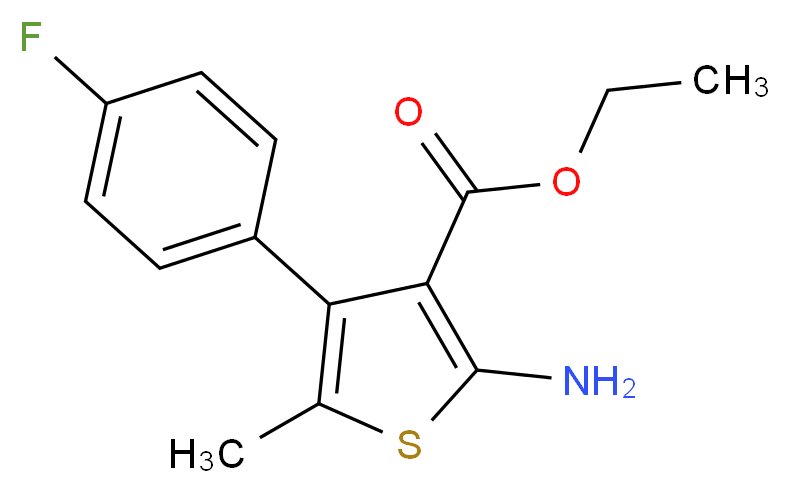 Ethyl 2-amino-4-(4-fluorophenyl)-5-methylthiophene-3-carboxylate_Molecular_structure_CAS_350989-70-7)