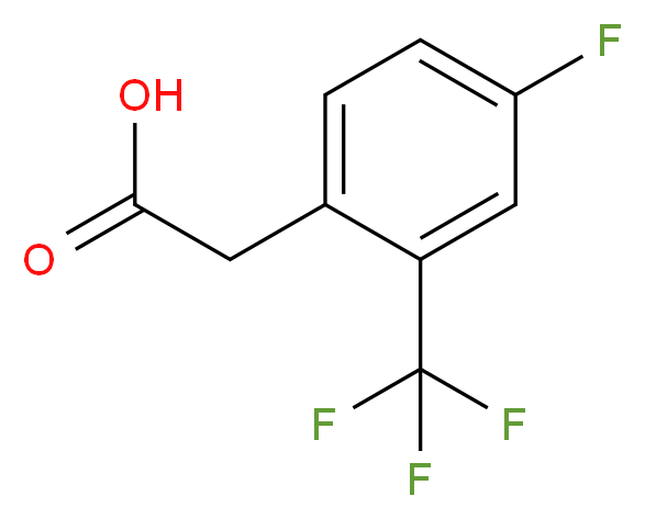 4-Fluoro-2-(trifluoromethyl)phenylacetic acid 98%_Molecular_structure_CAS_195447-80-4)