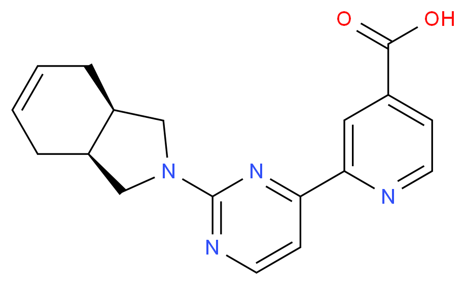 2-{2-[(3aR*,7aS*)-1,3,3a,4,7,7a-hexahydro-2H-isoindol-2-yl]pyrimidin-4-yl}isonicotinic acid_Molecular_structure_CAS_)