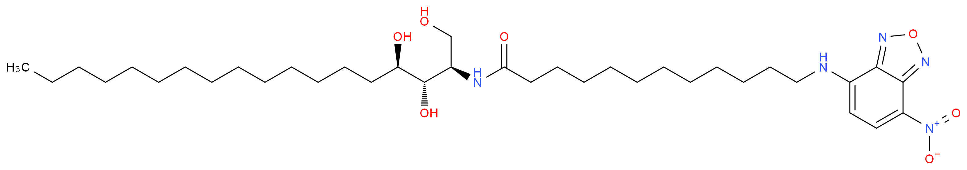 N-(NBD-Aminolauroyl)phytosphingosine_Molecular_structure_CAS_)