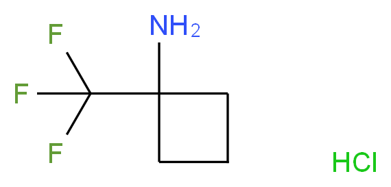 1-(trifluoromethyl)cyclobutan-1-amine hydrochloride_Molecular_structure_CAS_)