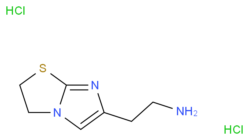 2-(2,3-dihydroimidazo[2,1-b]thiazol-6-yl)ethanamine dihydrochloride_Molecular_structure_CAS_)