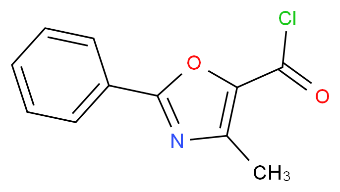 4-methyl-2-phenyl-1,3-oxazole-5-carbonyl chloride_Molecular_structure_CAS_52169-89-8)