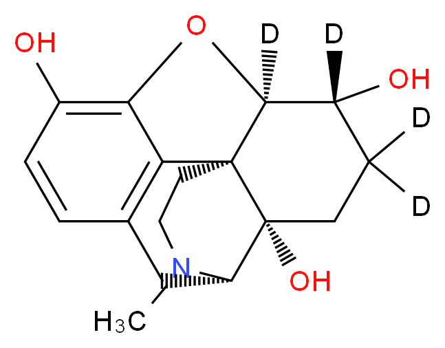 6β-Oxymorphol-d4_Molecular_structure_CAS_)