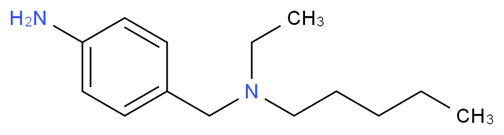 4-{[ethyl(pentyl)amino]methyl}aniline_Molecular_structure_CAS_)