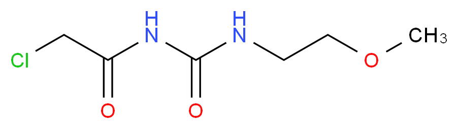 1-(2-Chloro-acetyl)-3-(2-methoxy-ethyl)-urea_Molecular_structure_CAS_)