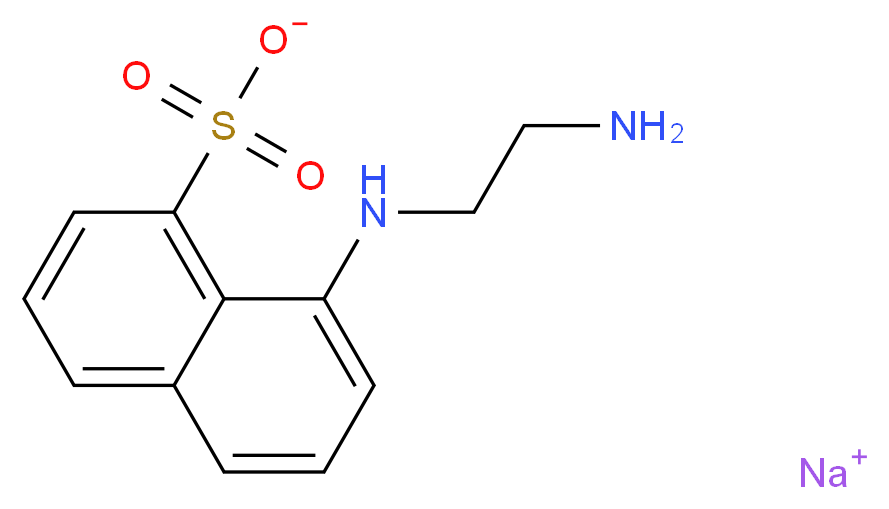 N-(Aminoethyl)-8-naphthylamine-1-sulfonic Acid Sodium Salt_Molecular_structure_CAS_185503-88-2)