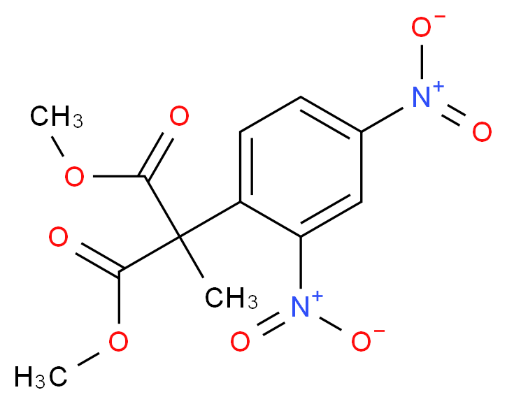 Dimethyl 2-(2,4-dinitrophenyl)-2-methylmalonate_Molecular_structure_CAS_)