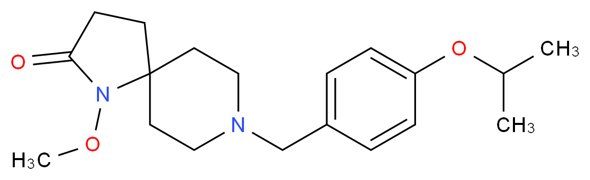 8-(4-isopropoxybenzyl)-1-methoxy-1,8-diazaspiro[4.5]decan-2-one_Molecular_structure_CAS_)