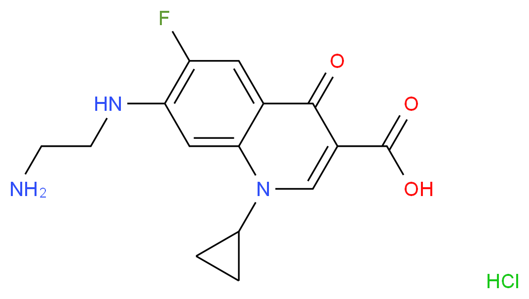 Desethylene Ciprofloxacin, Hydrochloride_Molecular_structure_CAS_528851-31-2)