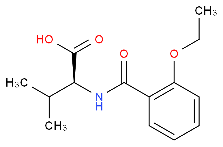 (2S)-2-[(2-ethoxybenzoyl)amino]-3-methylbutanoic acid_Molecular_structure_CAS_)