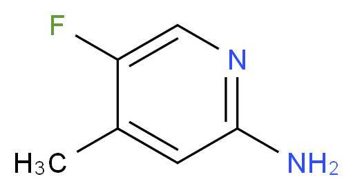 2-Amino-5-fluoro-4-picoline_Molecular_structure_CAS_301222-66-2)