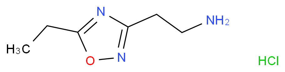 2-(5-ethyl-1,2,4-oxadiazol-3-yl)ethan-1-amine hydrochloride_Molecular_structure_CAS_)