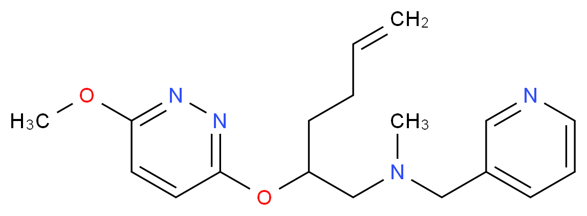 2-[(6-methoxypyridazin-3-yl)oxy]-N-methyl-N-(pyridin-3-ylmethyl)hex-5-en-1-amine_Molecular_structure_CAS_)
