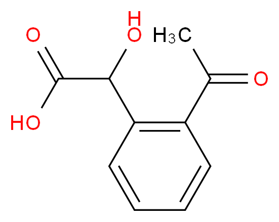 2-(2-Acetylphenyl)-2-hydroxyacetic acid_Molecular_structure_CAS_5438-68-6)