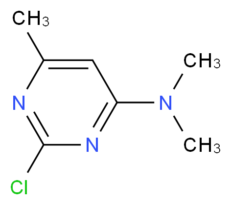 2-chloro-N,N,6-trimethylpyrimidin-4-amine_Molecular_structure_CAS_)