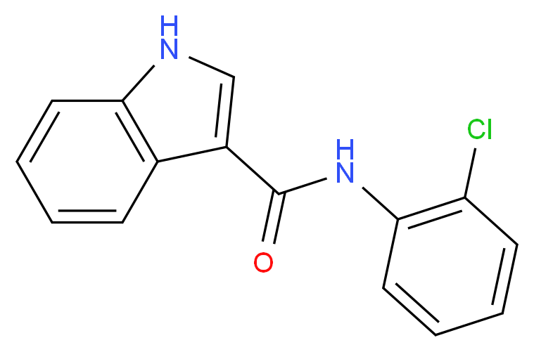 N-(2-chlorophenyl)-1H-indole-3-carboxamide_Molecular_structure_CAS_61788-27-0)