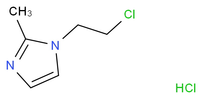 1-(2-Chloroethyl)-2-methyl-1H-imidazole hydrochloride_Molecular_structure_CAS_)