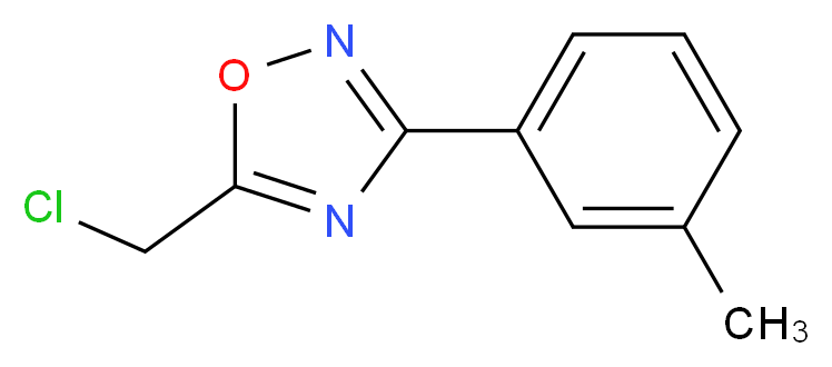 5-(chloromethyl)-3-(3-methylphenyl)-1,2,4-oxadiazole_Molecular_structure_CAS_50737-31-0)