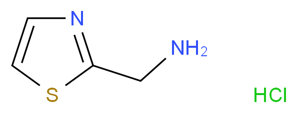 2-Aminomethylthiazole hydrochloride_Molecular_structure_CAS_55661-33-1)