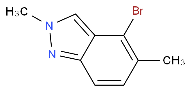 4-Bromo-2,5-dimethyl-2H-indazole_Molecular_structure_CAS_1159511-86-0)