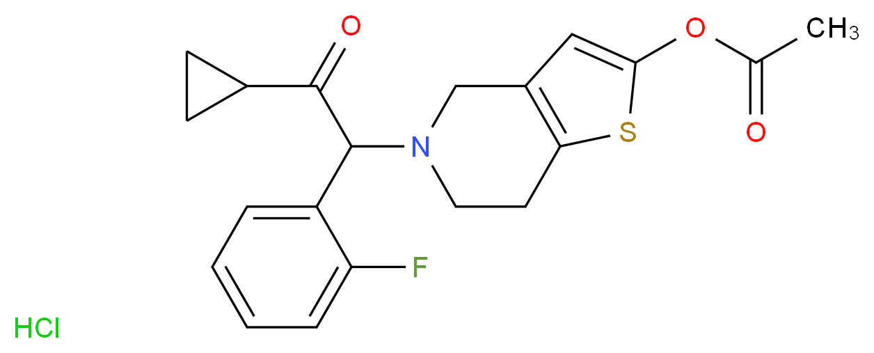 Prasugrel Hydrochloride(Discontinued)_Molecular_structure_CAS_389574-19-0)