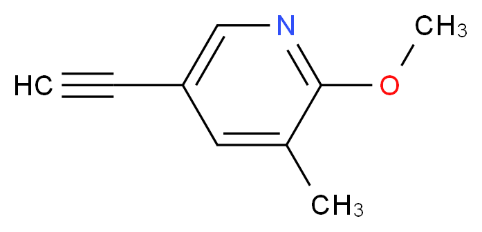 5-Ethynyl-2-methoxy-3-methylpyridine_Molecular_structure_CAS_)