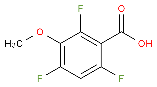 2,4,6-Trifluoro-3-methoxybenzoic acid_Molecular_structure_CAS_886499-94-1)