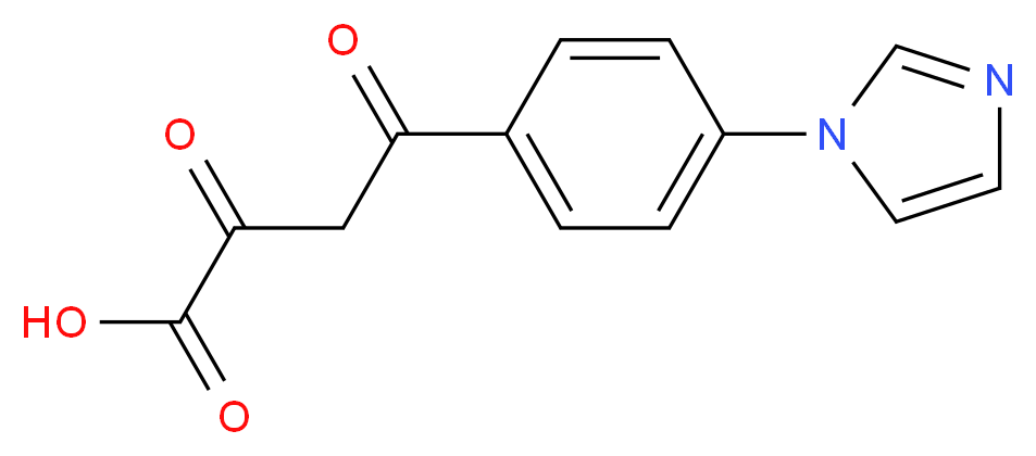 2,4-Dioxo-4-[4-(1H-imidazol-1-yl)]phenylbutanoic acid_Molecular_structure_CAS_105356-71-6)