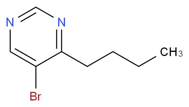 5-Bromo-4-butylpyrimidine_Molecular_structure_CAS_4595-64-6)
