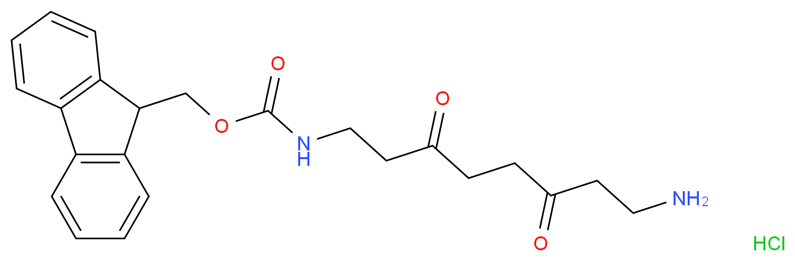 (9H-Fluoren-9-yl)methyl (8-amino-3,6-dioxooctyl)carbamate hydrochloride_Molecular_structure_CAS_868599-73-9)