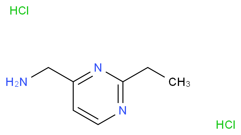 [(2-Ethylpyrimidin-4-yl)methyl]amine dihydrochloride_Molecular_structure_CAS_)