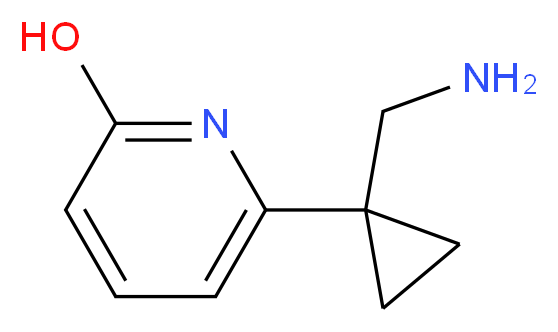 6-(1-(aminomethyl)cyclopropyl)pyridin-2-ol_Molecular_structure_CAS_1060807-07-9)
