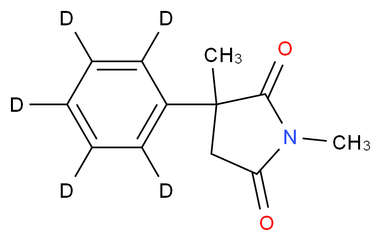 Methsuximide-d5_Molecular_structure_CAS_1189980-63-9)