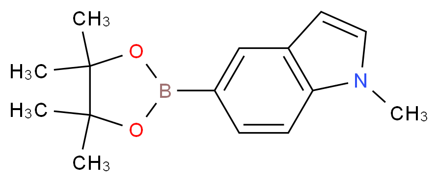 1-Methylindole-5-boronic acid pinacol ester_Molecular_structure_CAS_837392-62-8)