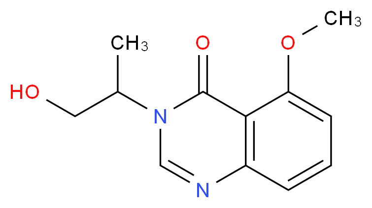 3-(2-hydroxy-1-methylethyl)-5-methoxyquinazolin-4(3H)-one_Molecular_structure_CAS_)