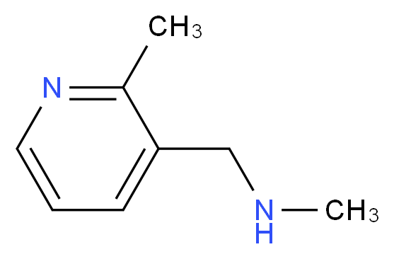 N-methyl-1-(2-methylpyridin-3-yl)methanamine_Molecular_structure_CAS_677349-96-1)