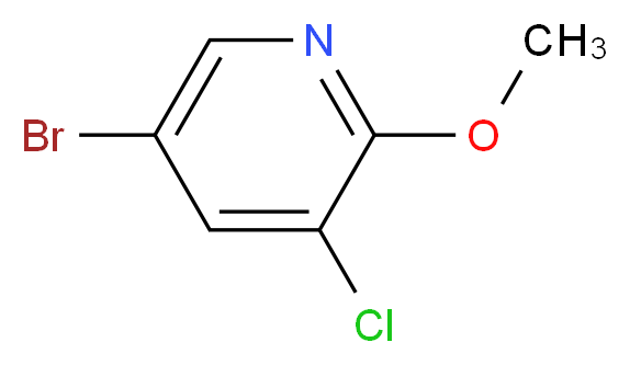 5-Bromo-3-chloro-2-methoxypyridine_Molecular_structure_CAS_848366-28-9)