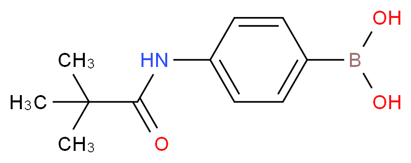 4-[(2,2-Dimethylpropanoyl)amino]benzeneboronic acid 98%_Molecular_structure_CAS_182344-22-5)