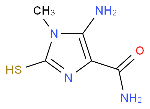 5-Amino-2-mercapto-1-methyl-1H-imidazole-4-carboxamide_Molecular_structure_CAS_52868-67-4)