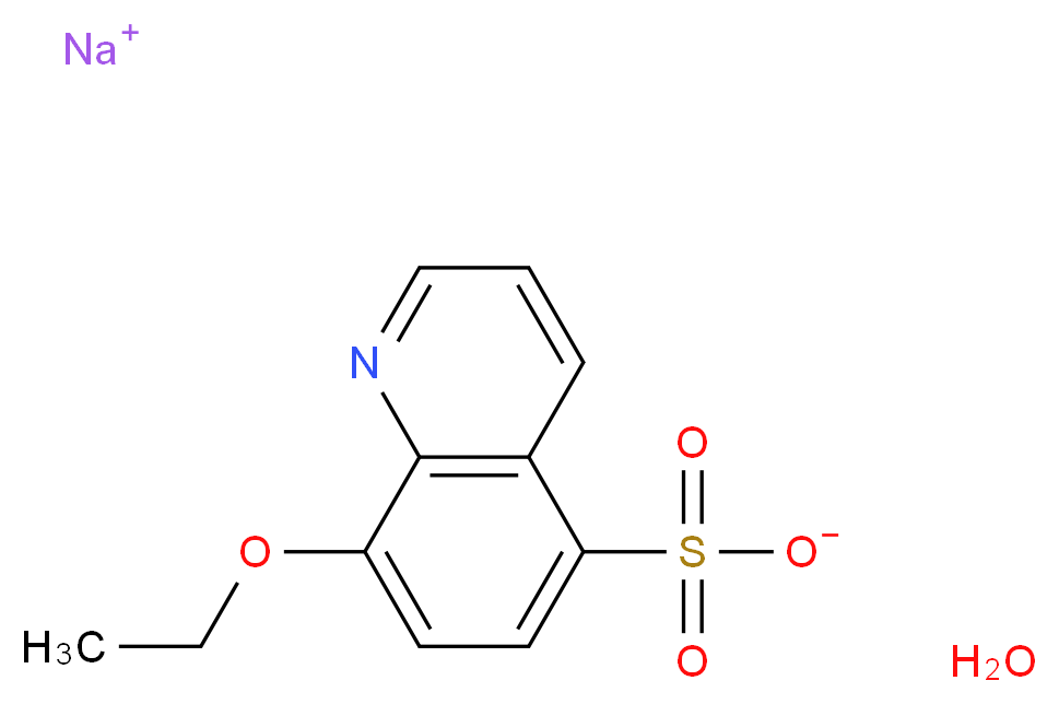 8-Ethoxy-5-quinolinesulfonic acid sodium salt monohydrate_Molecular_structure_CAS_80789-76-0)